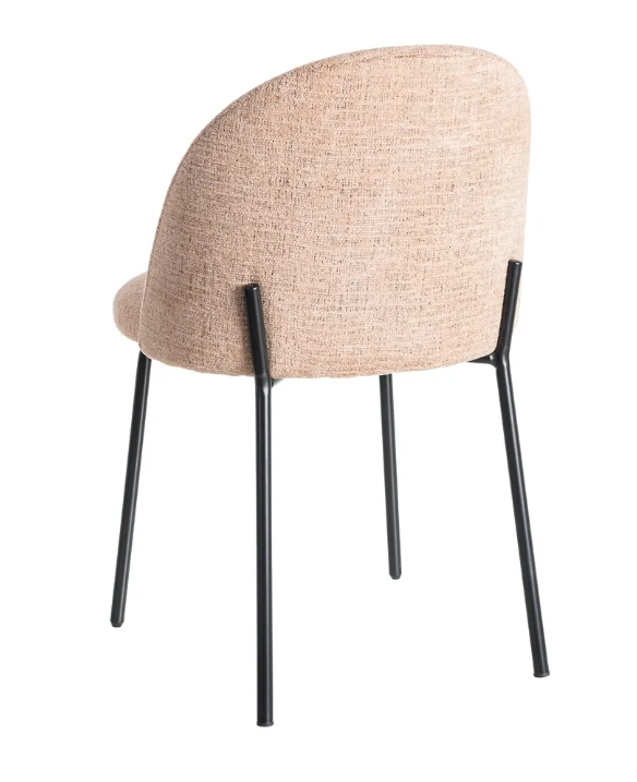 SILLA TEJIDO METAL ROSE - Imagen 4