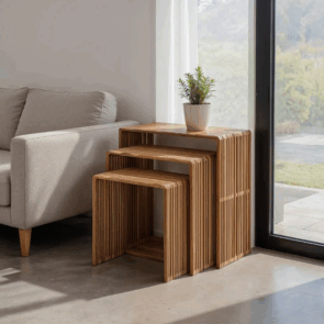 MESA AUXILIAR TECA BELLAMONTE