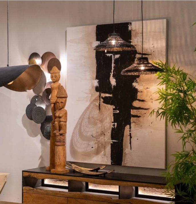 PINTURA ABSTRACTA EN LIENZO