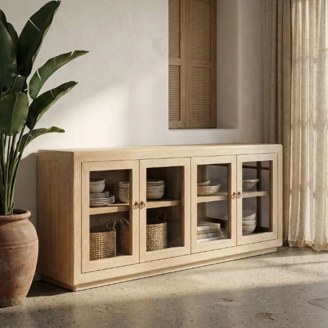 APARADOR DE MADERA DE OLMO