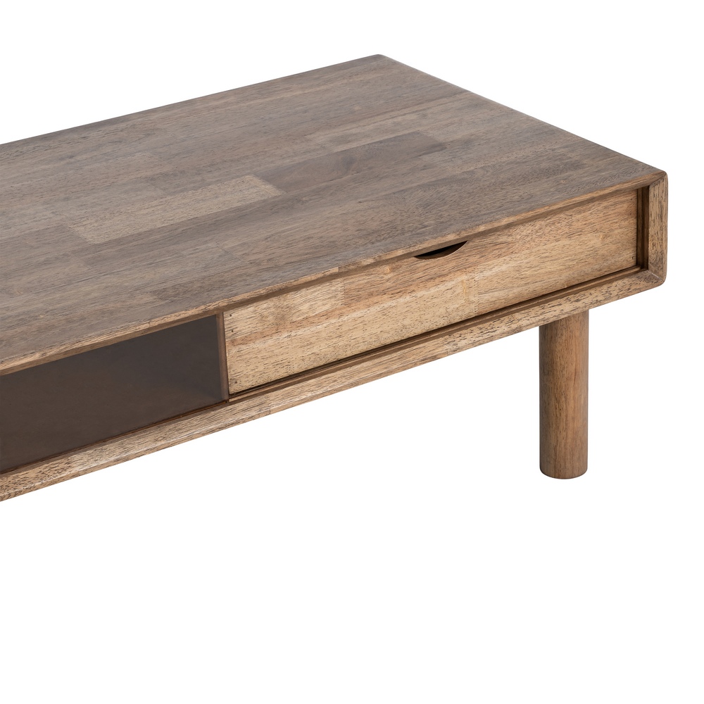 |MESA CENTRO MADERA-CRISTAL AMIN - Imagen 6