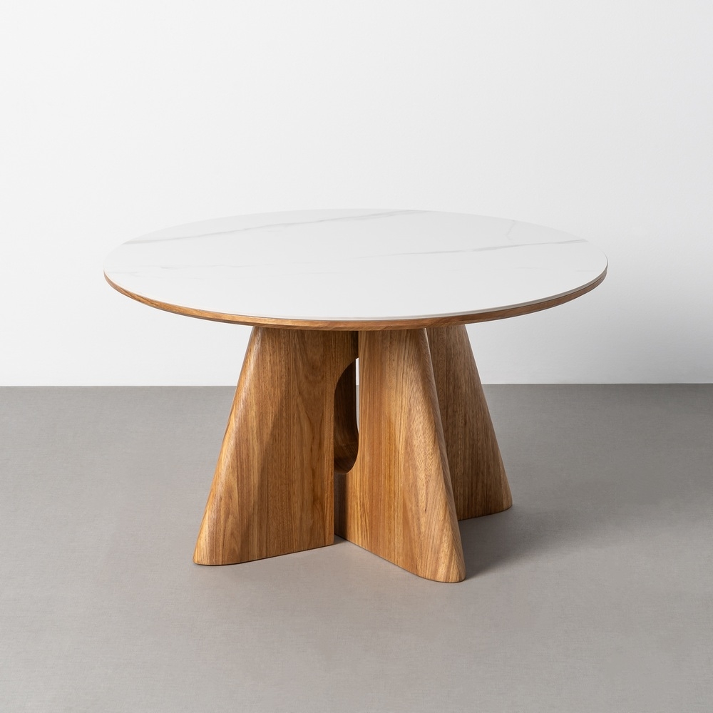 MESA CENTRO BEIGE-MARRON CEMIC - Imagen 7