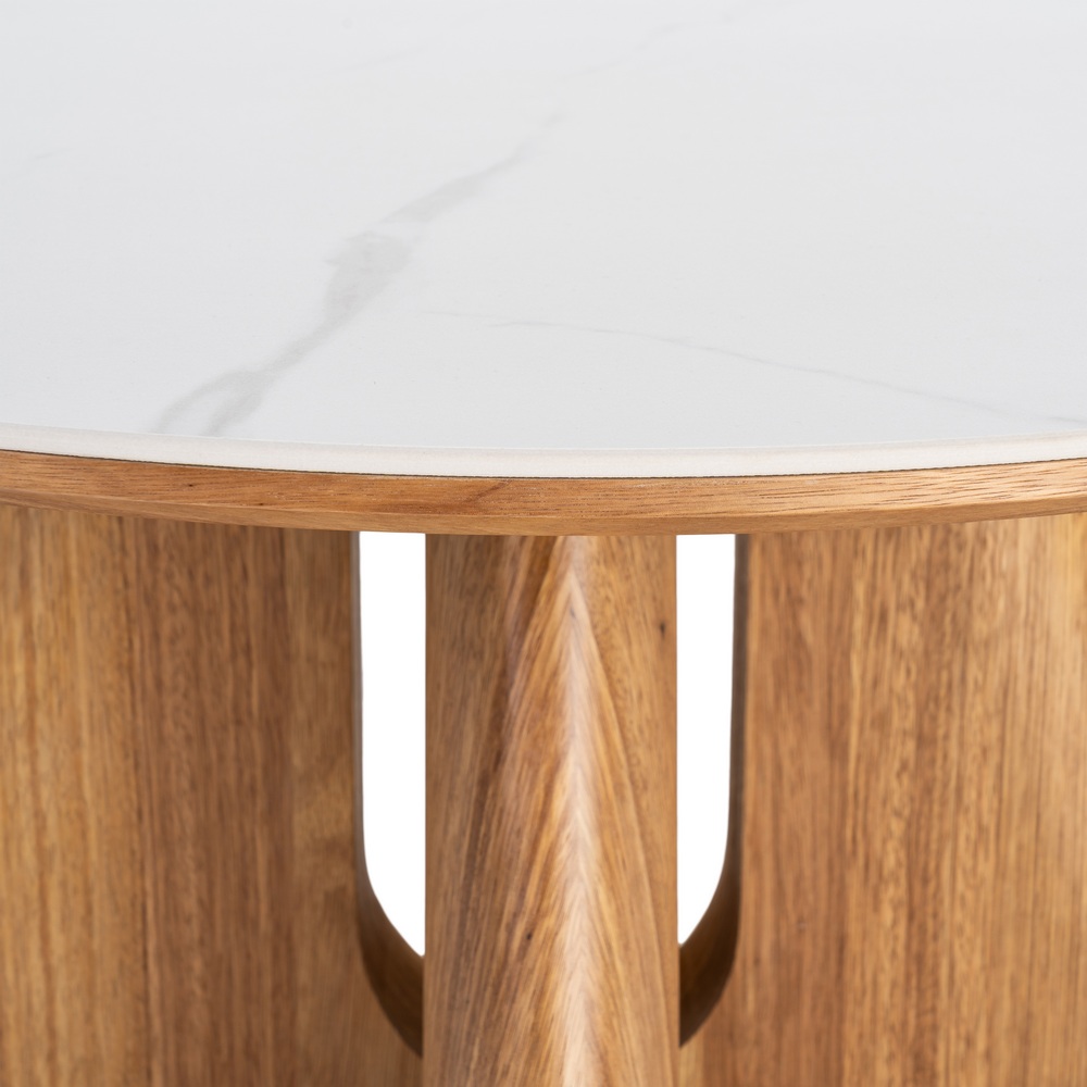 MESA CENTRO BEIGE-MARRON CEMIC - Imagen 6