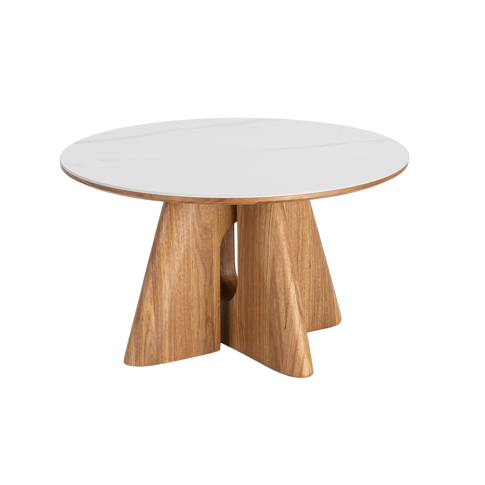 MESA CENTRO BEIGE-MARRON CEMIC - Imagen 2