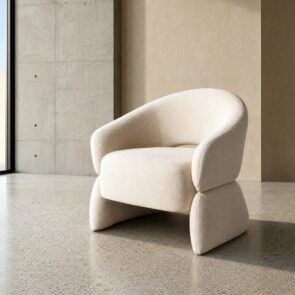 Sillón tapizado polar