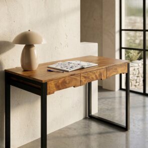 Escritorio de madera de mango