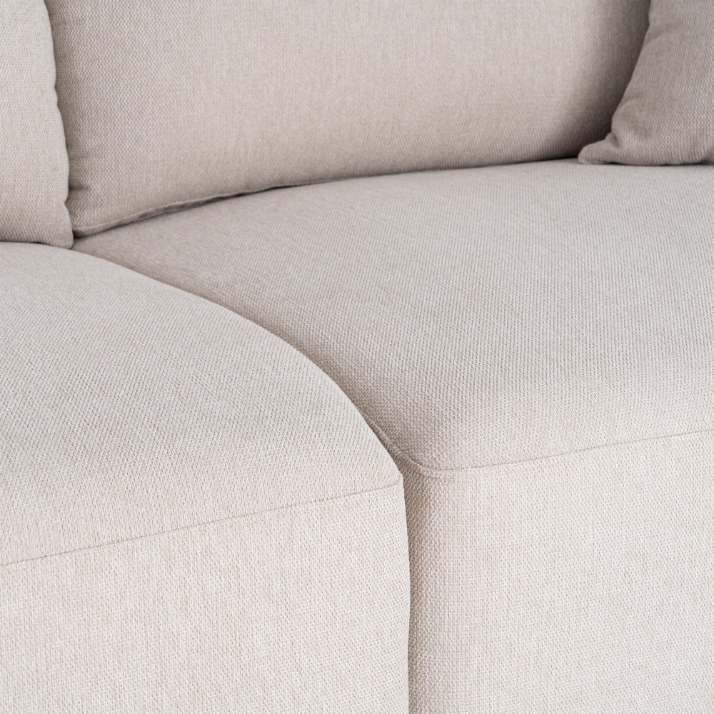 SOFA 2 y 3 PLAZAS CREMA TEJIDO-MADERA SOUF - Imagen 7