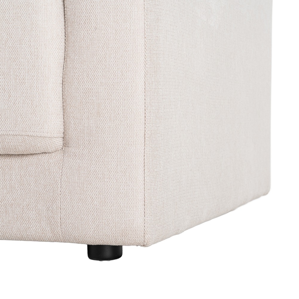 SOFA 2 y 3 PLAZAS CREMA TEJIDO-MADERA SOUF - Imagen 3