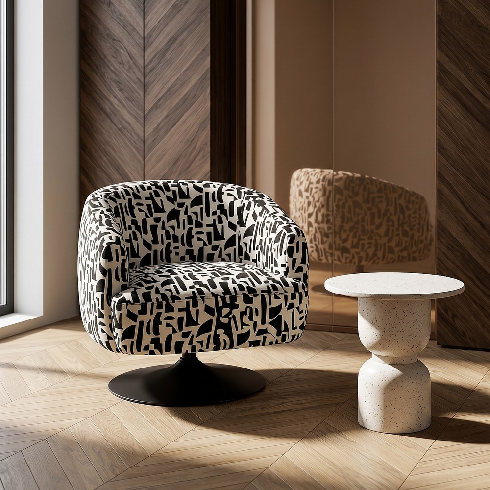 SILLON GIRATORIO TAPIZADO-METAL - Imagen 13