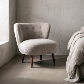 SILLON TAPIZADO BEIGE