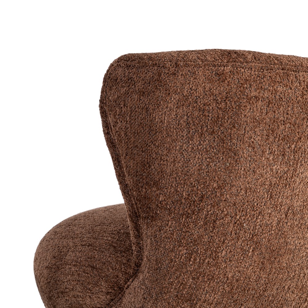 SILLÓN TAPIZADO MARRÓN - Imagen 4