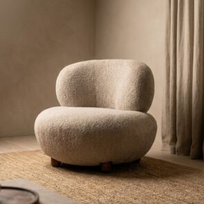 SILLÓN TAPIZADO BEIGE