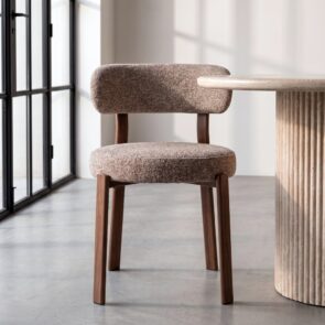SILLA TAPIZADA METAL